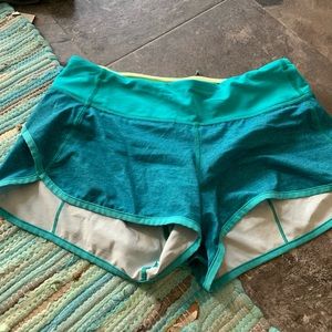 Lululemon speed shorts size 6